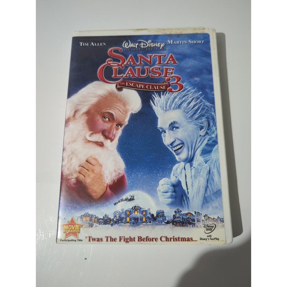 WALT DISNEY SANTA CLAUSE 3 THE ESCAPE CLAUSE DVD